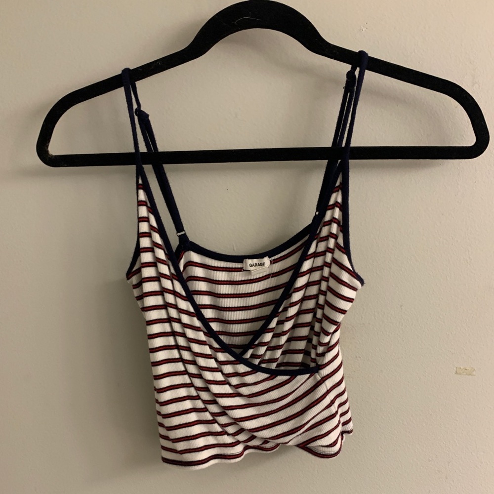 Striped crop top